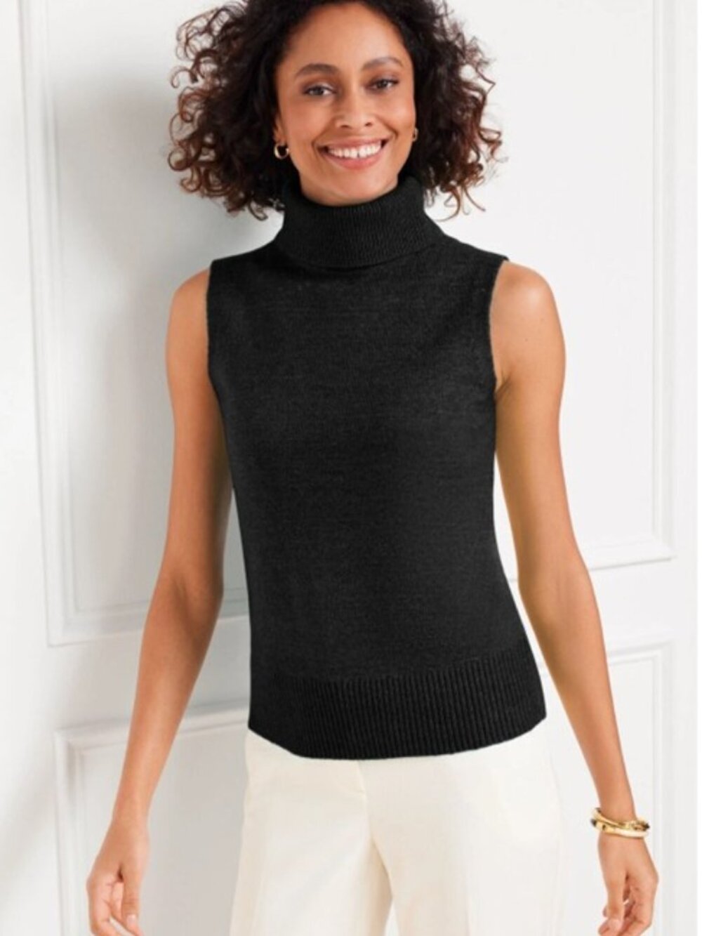 NWT Talbots Wool Blend Sweater Tank, sz M